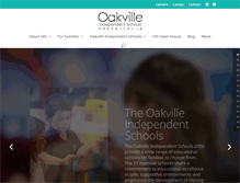 Tablet Screenshot of educationoakville.com